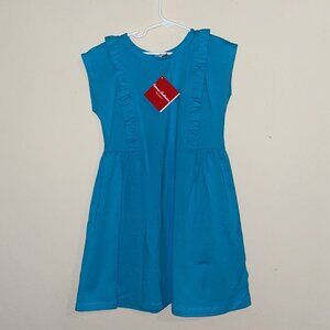 NWT Hanna Andersson Blue Ruffle Dress